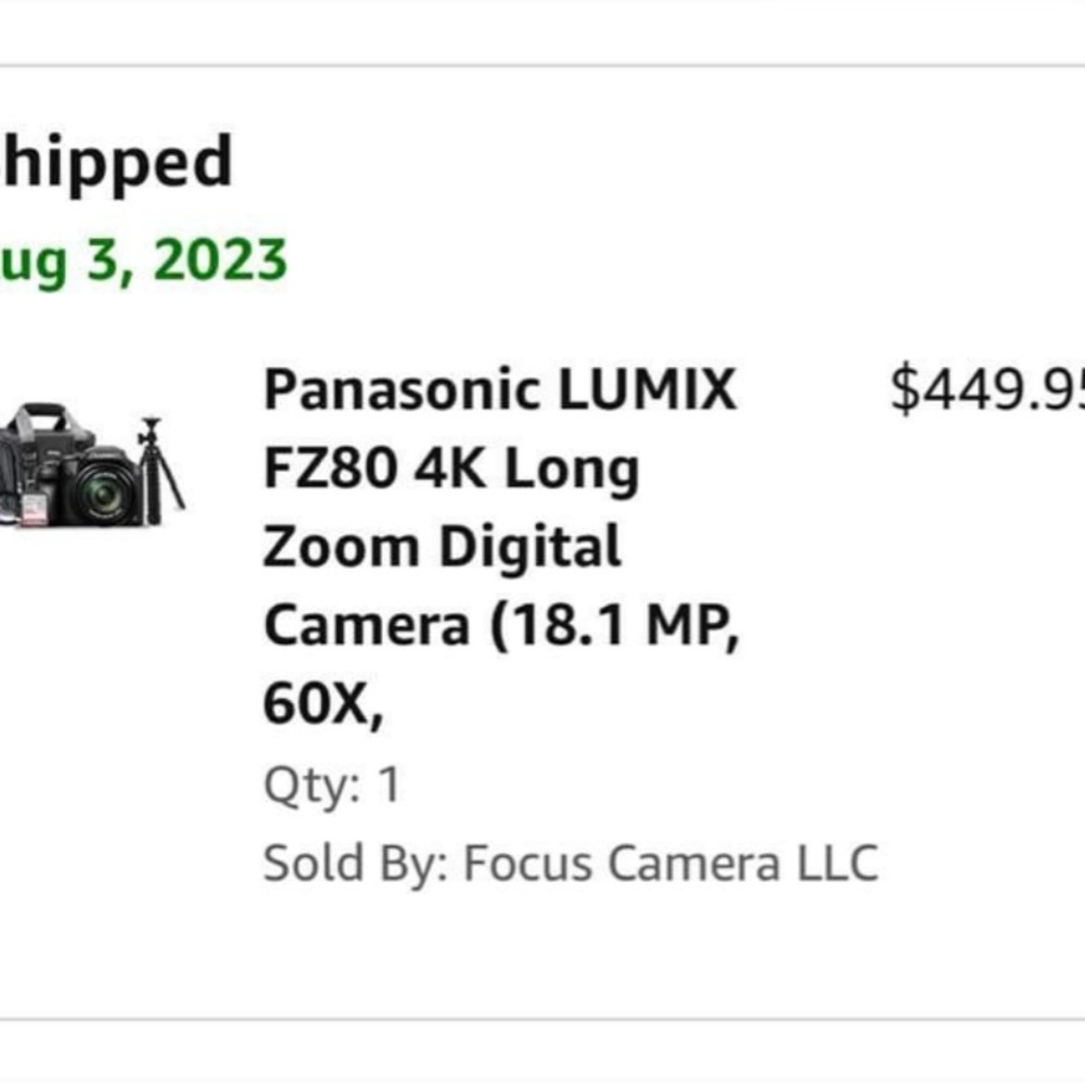 Panasonic Lumix Black Camera Bundle - Picture 4 of 4